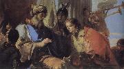 Giovanni Battista Tiepolo Joseph received the hand of Pharaoh, Central oil on canvas